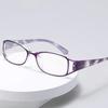 Women Men Reading Glasses Fashion Print Elderly Hyperopia Eyeglass Resin Anti Blue Light Prescription Eyewear