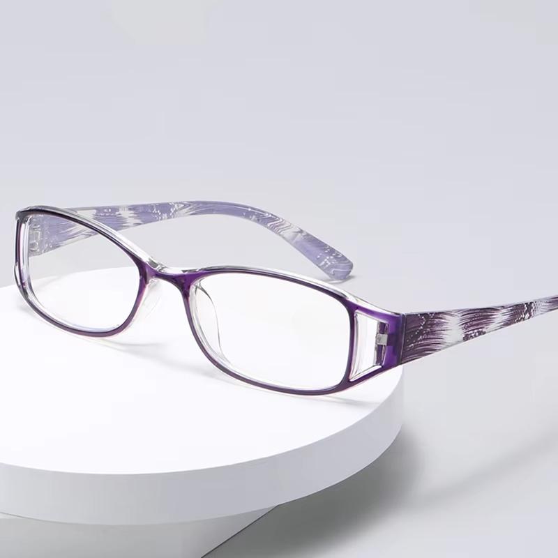 Women Men Reading Glasses Fashion Print Elderly Hyperopia Eyeglass Resin Anti Blue Light Prescription Eyewear