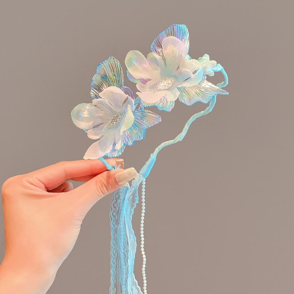 

Принцесса-бабочка Обруч для волос Корейская детская повязка на голову Элегантные ленточные резинки для волос для детей Style 4