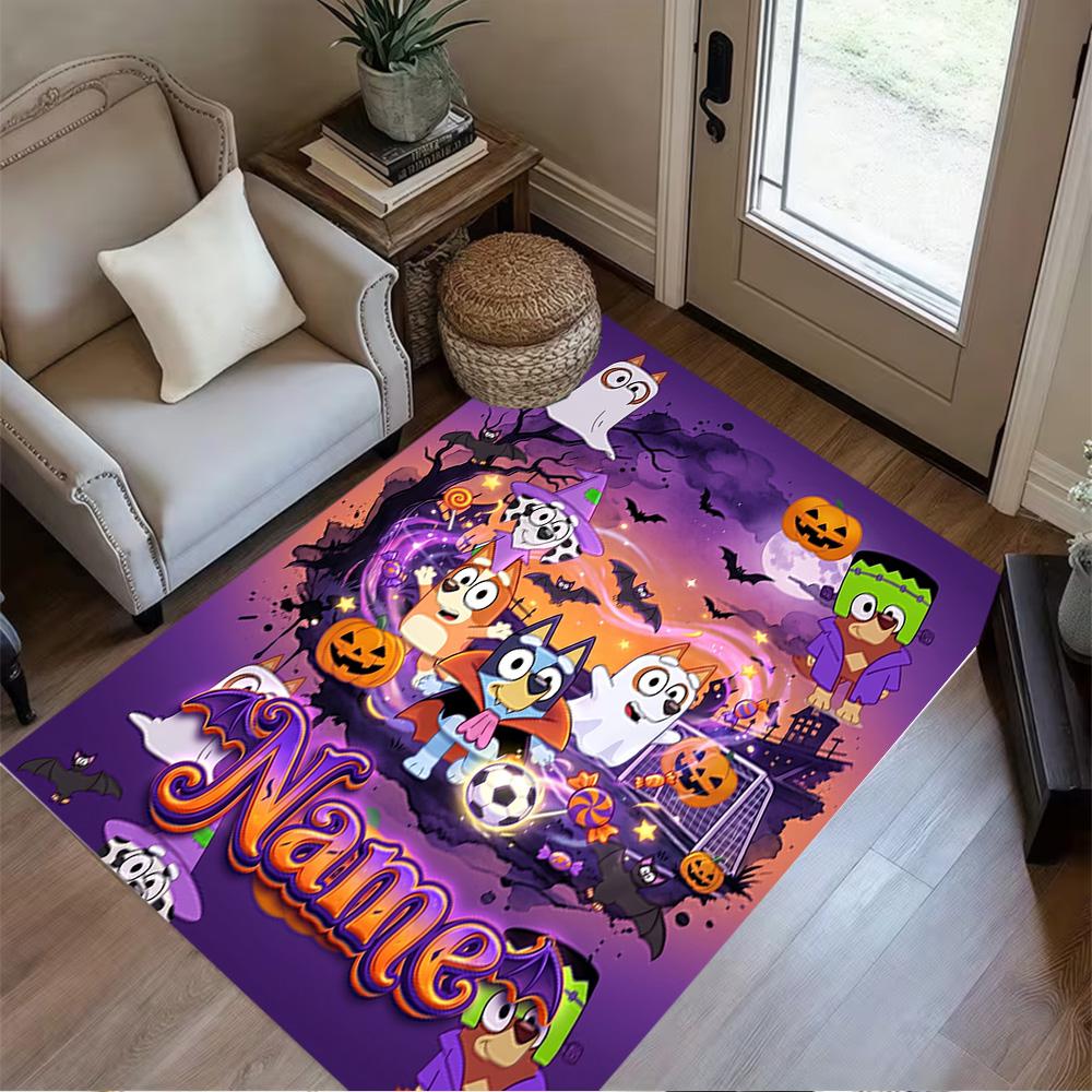 Christmas Adventure Pencilmates Customizable Name Area Rug Suitable for Game Room Playrooms Decorate room Bedrooms Antislip Carpet Anime Office Decor
