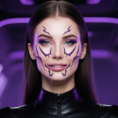 Yousheng Tymczasowe Tatuaże Naklejki Wodoodporne Fałszywe Tatuaże Immersyjne Tatuaże do Odgrywania Ról Twarz Ciało Sztuka Kostiumy Akcesoria do Cosplayu Halloween Festiwale