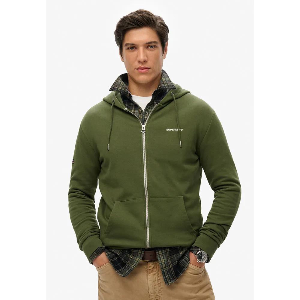 Superdry Толстовка на молнии Plain EU 2XL