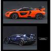 1/24 Scale McLaren Senna Alloy Supercar Simulation Model, Children's Toy Car with Lights and Sounds, Suitable for Boys' Birthday Gifts