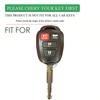 Jldzq Silicone Rubber Car Key Case Protector Cover For Toyota Camry 2012 2013 2014  Corolla 2014  Fob 4 Buttons