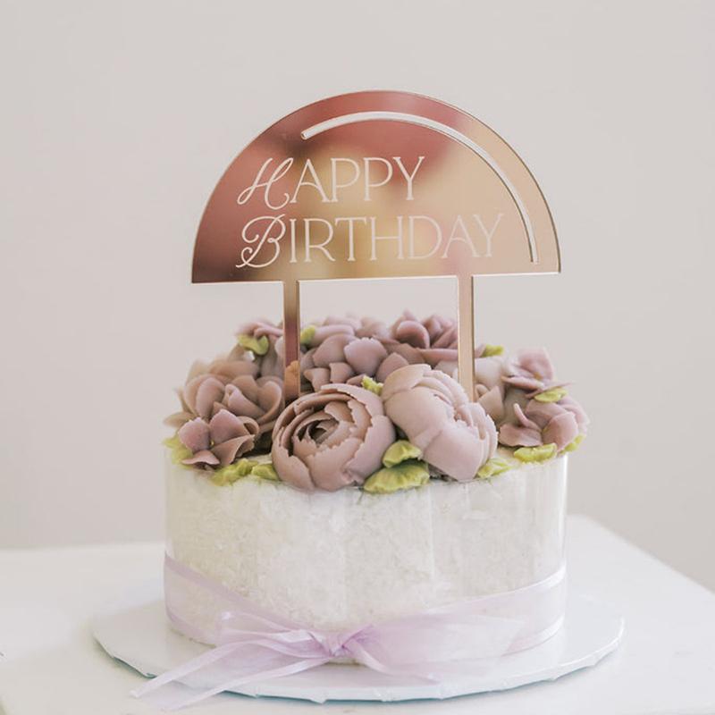

1 шт. Полукруглый Простой Стиль Букв С Днем Рождения Торт Десерт Плагин Вечеринка по случаю дня рождения DIY Украшение