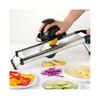 Ergonomic Vegetable Slicer, Adjustable Slice Thickness From Very Thin To 9mm, Sharp Stainless Steel Blades For Safe And Precise Cutting