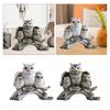 Owl Figurines Home Decor Creative Ornaments Modern Owl Sculpture Owl Statue for Office Bedroom Cabinet Desktop Furnishing
