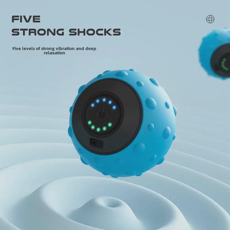 Electric Vibrating Massage Ball for Muscle Relaxation and Fitness