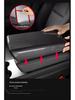 Tesla Model 3/Y Carbon Fiber Armrest Box Cover & Air Vent Protector.