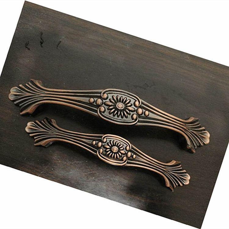 Vintage Zinc Cabinet Door Handle Drawer Kitchen Cabinet Furniture Hardware Handle