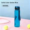 1000ML Large Capacity Sports Bottle, Outdoor Travel Gym Jugs Water Bottle with Straw for Sport, Gym, Running, School