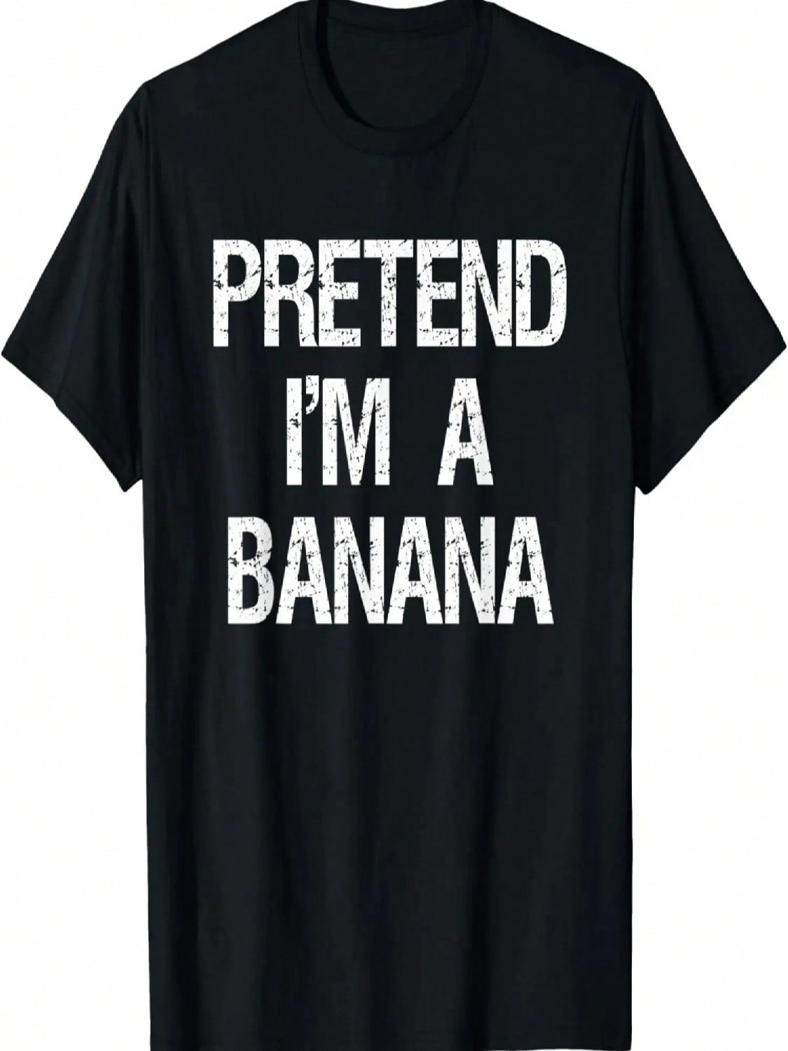 Pretend I m A Banana Funny Lazy Halloween Costume Outfit T-Shirt S разноцветный