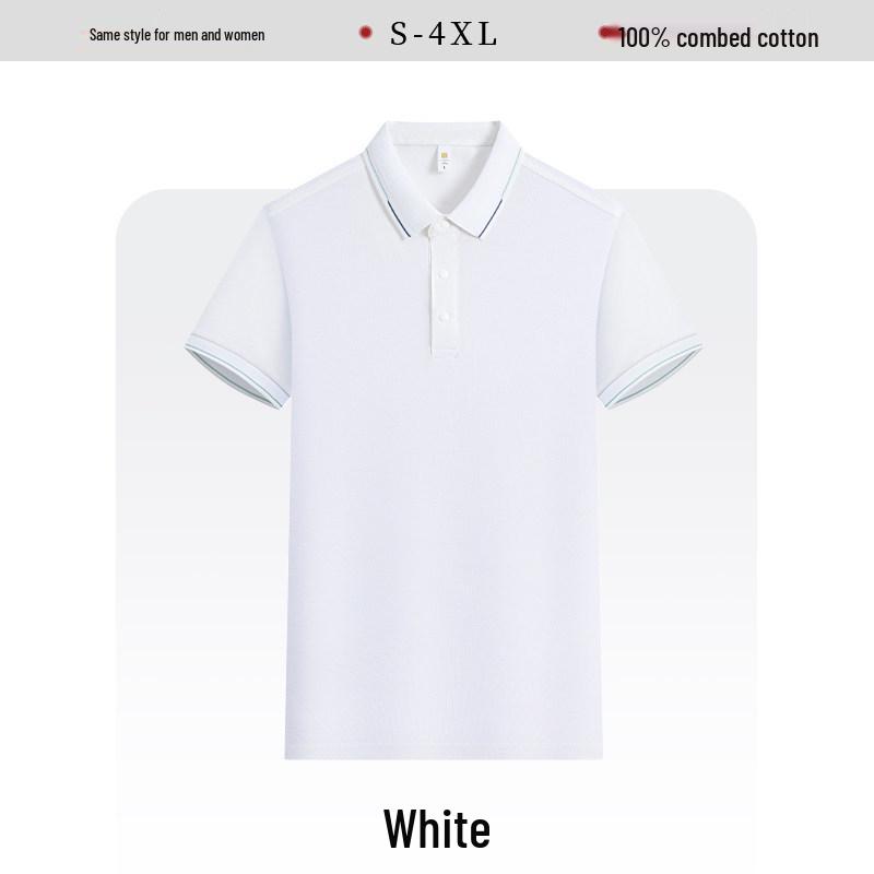 Premium Ice Silk Polo with Custom Logo - Summer Short Sleeve Workwear