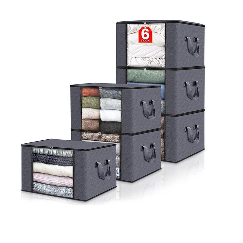 Stackable Non-Woven Storage Cube for Bedroom Wardrobe
