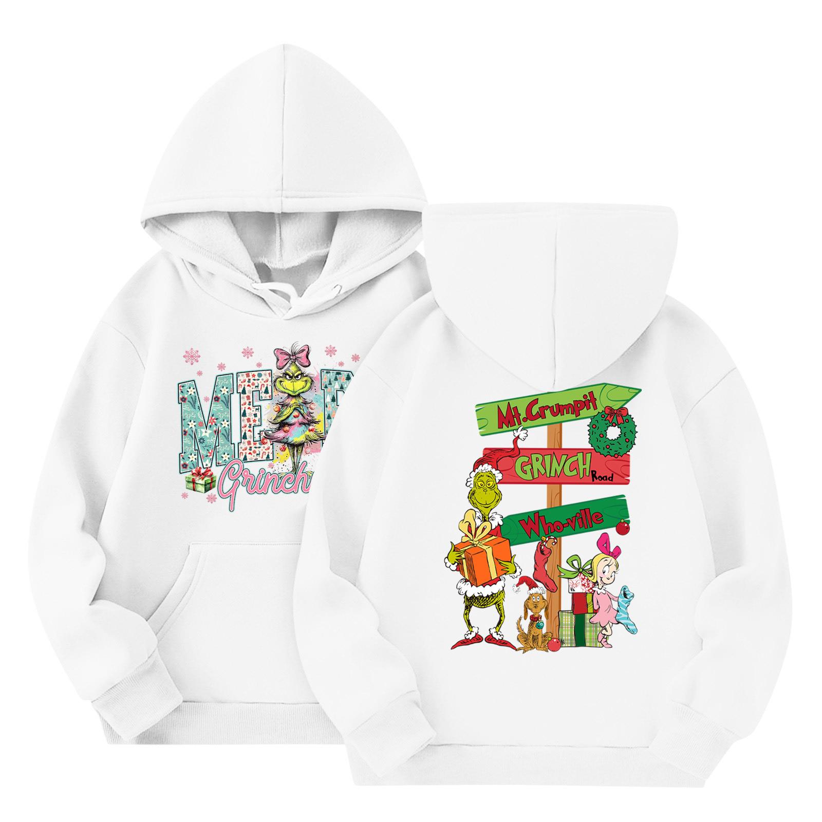 

Child Fashion Lightweight Long Sleeve Pullover With Pockets Print Hoodie 150