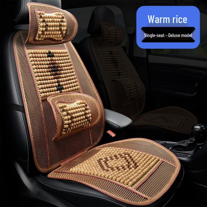 HANDUNYOU Wooden Bead Car Seat Cooling Cushion