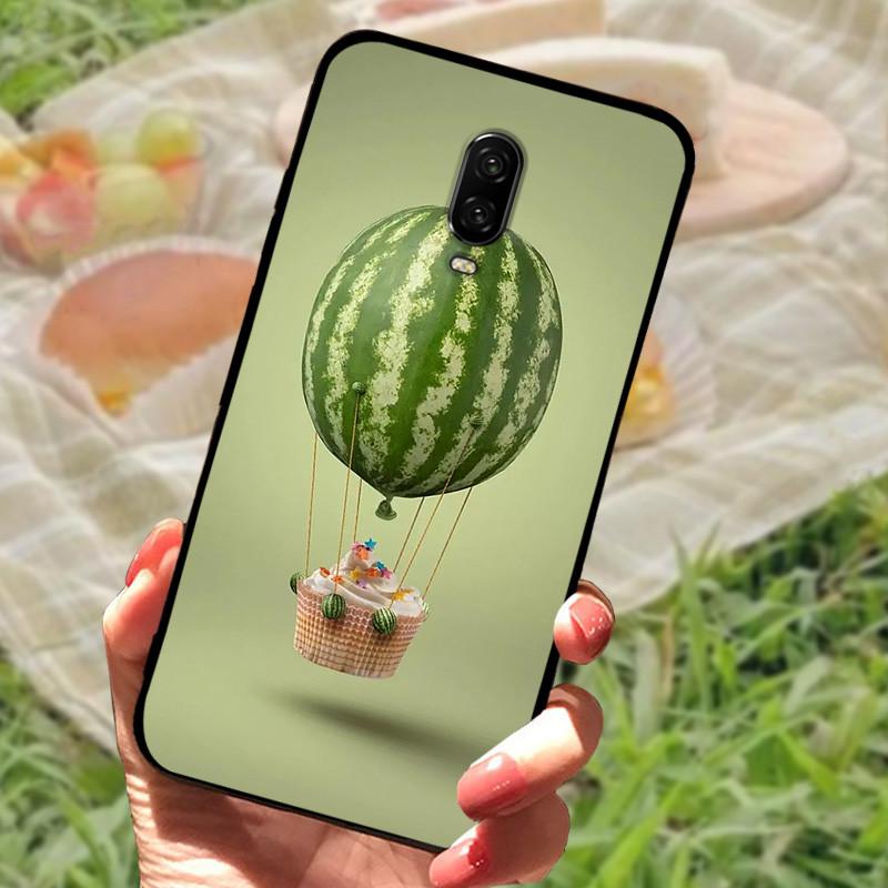 For Oneplus 6T Case Silicone Soft TPU Phone Cover For One Plus 6 6T Case Bumper For Oneplus 6 6 T Capa Mabrle Fashion Coques