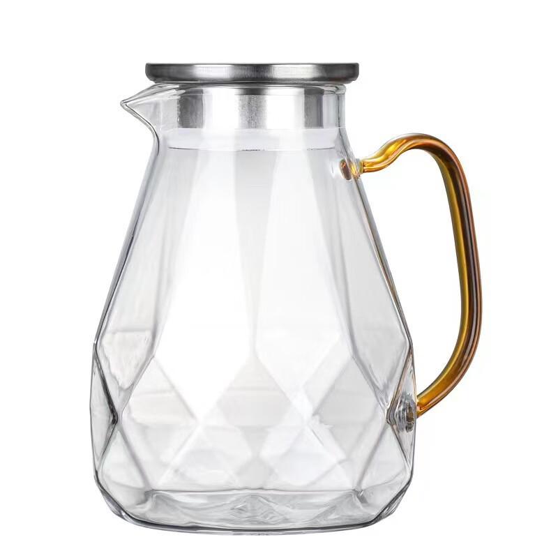 

3L Diamond High Borosilicate Glass Pitcher