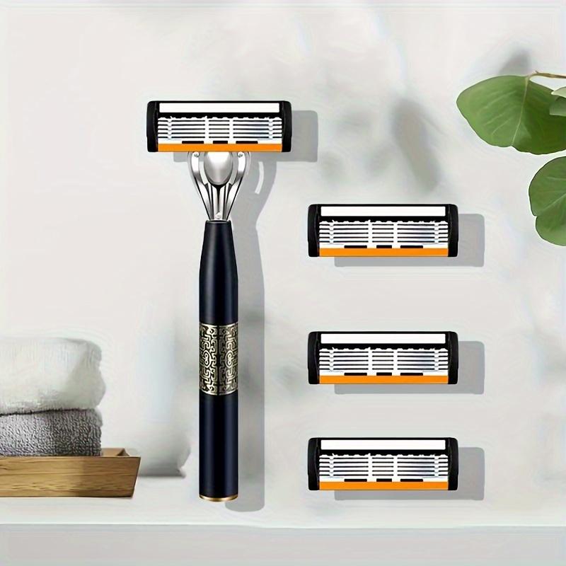 High Quality Men Safety Razor 6-Layer Germany Stainless Steel Shaving Blades Manual Shaver Replacing Cutter Head