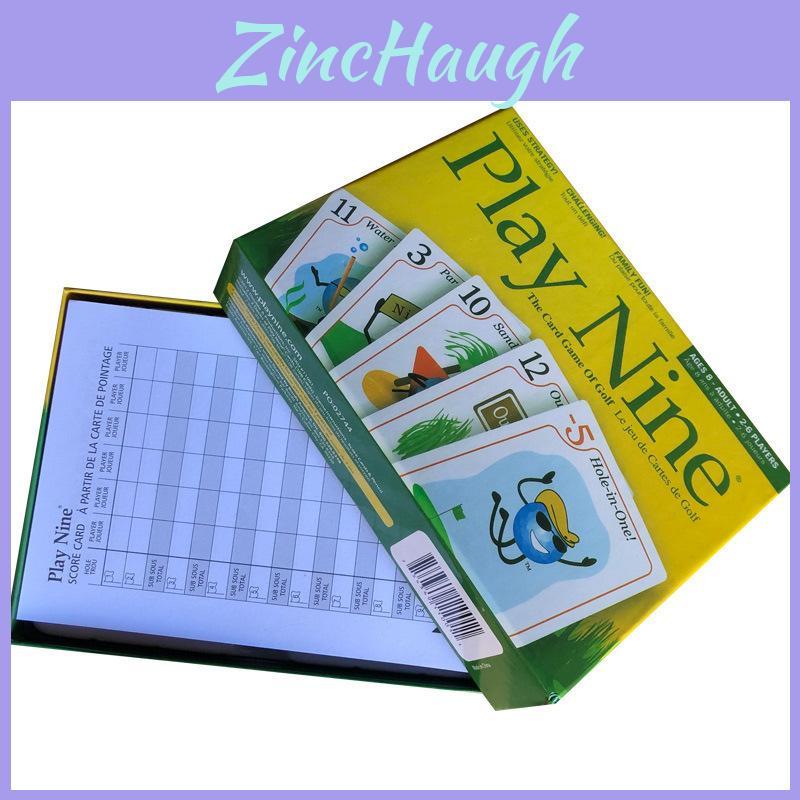 Play Nine Golf Card Golf Card Game For Family And Friends