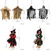 Decorazione Appesa Strega di Halloween con Suono Elettronico per Allestimento Scena Casa Infestata