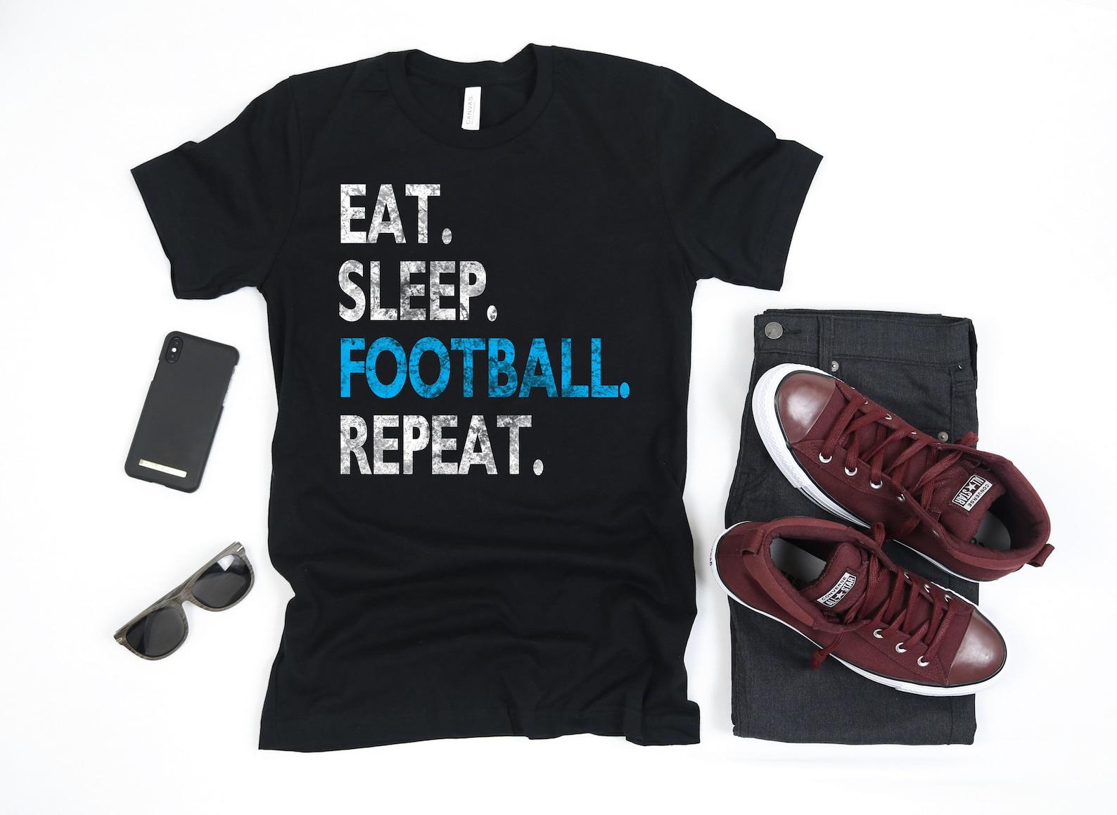Funny Eat Sleep Football, T-Shirt, Tank Top, T-shirt, T-shirt,T-shirt, Apparel Gift S