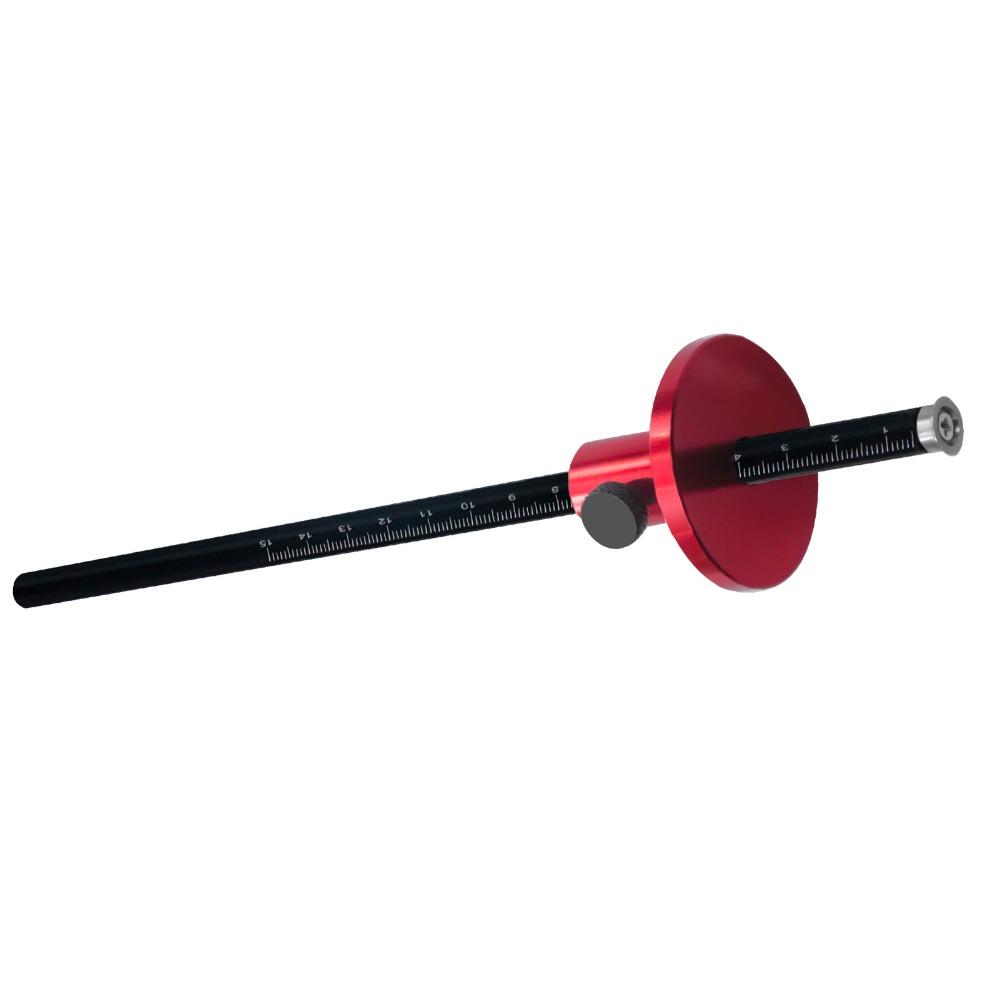 Metric and Inch Scales Wheel Marking Gauge Precision Ground Steel Rod Tool  Woodworking Projects