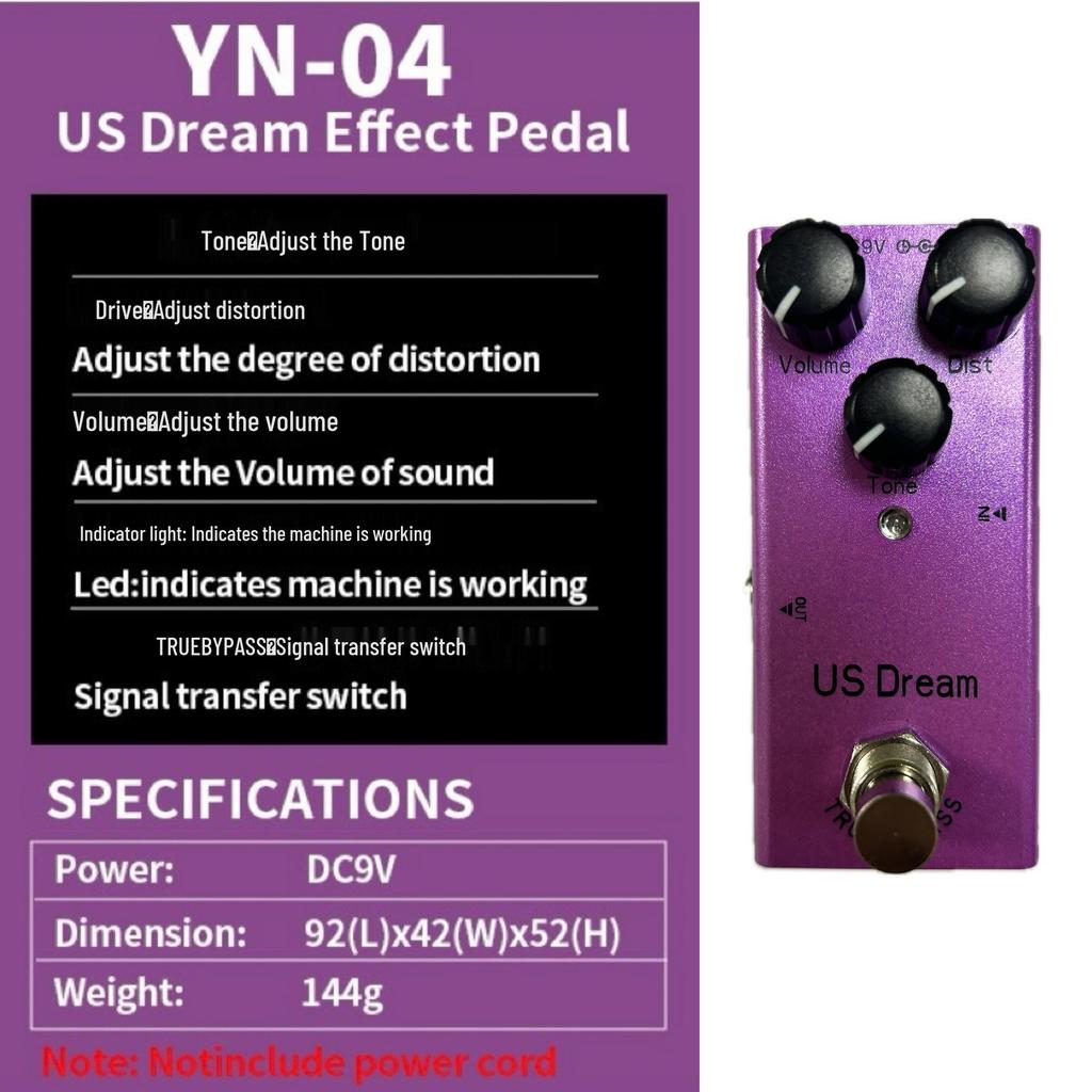 Cross-Border Hot Selling Electric Guitar Effects Pedal: Digital Delay, Distortion & Overdrive