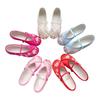 Girls' Hanfu Embroidered Dance Shoes, Traditional Chinese Style Costume Footwear, Old Beijing Cloth Performance Shoes