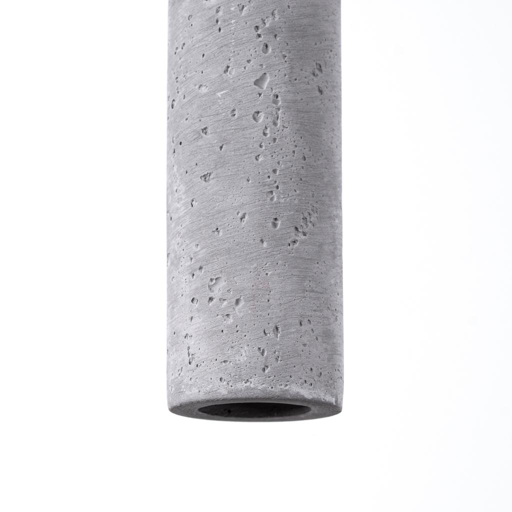 Lampa Wisząca Pastelo 1 G9 Szary Beton Sollux Sl.1271