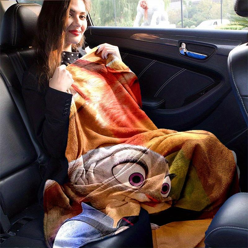 1 Stück, Zootopia Nick & Judy Decke Weicher Überwurf für Heimdekoration, Sofabezug, Reise, Camping, Auto, Strand, Büro Mittagsschlaf Perfektes Geschenk für Freunde