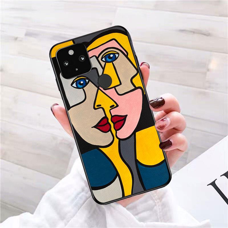Picasso Abstract Art Painting Phone Case for Google Pixel 10 9 Pro XL 9A 8 7 6 Pro Pixel 8A 7A 6A Pixel 8 7 6 5