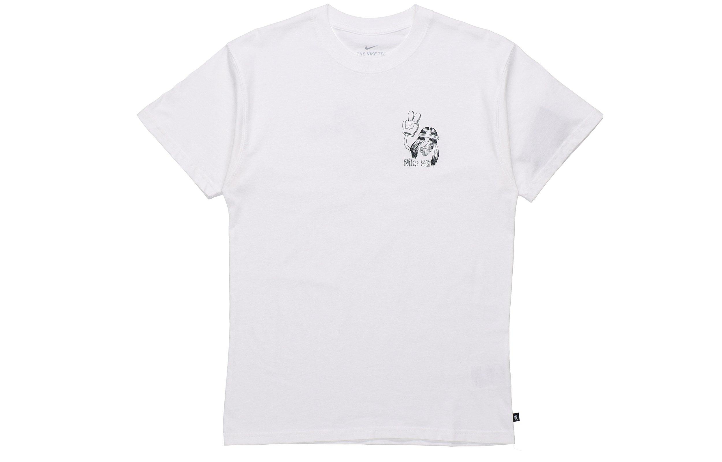 Nike SB Drop Shoulder Sleeve T-Shirt Unisex White CW1465-100 XL