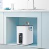 Scaldabagno Elettrico a Serbatoio, Scaldabagno Elettrico a Serbatoio da 8L per Acqua Calda Istantanea nel Punto di Utilizzo, 120V 1500W, Collegare per Usare, Montaggio a Parete/Pavimento