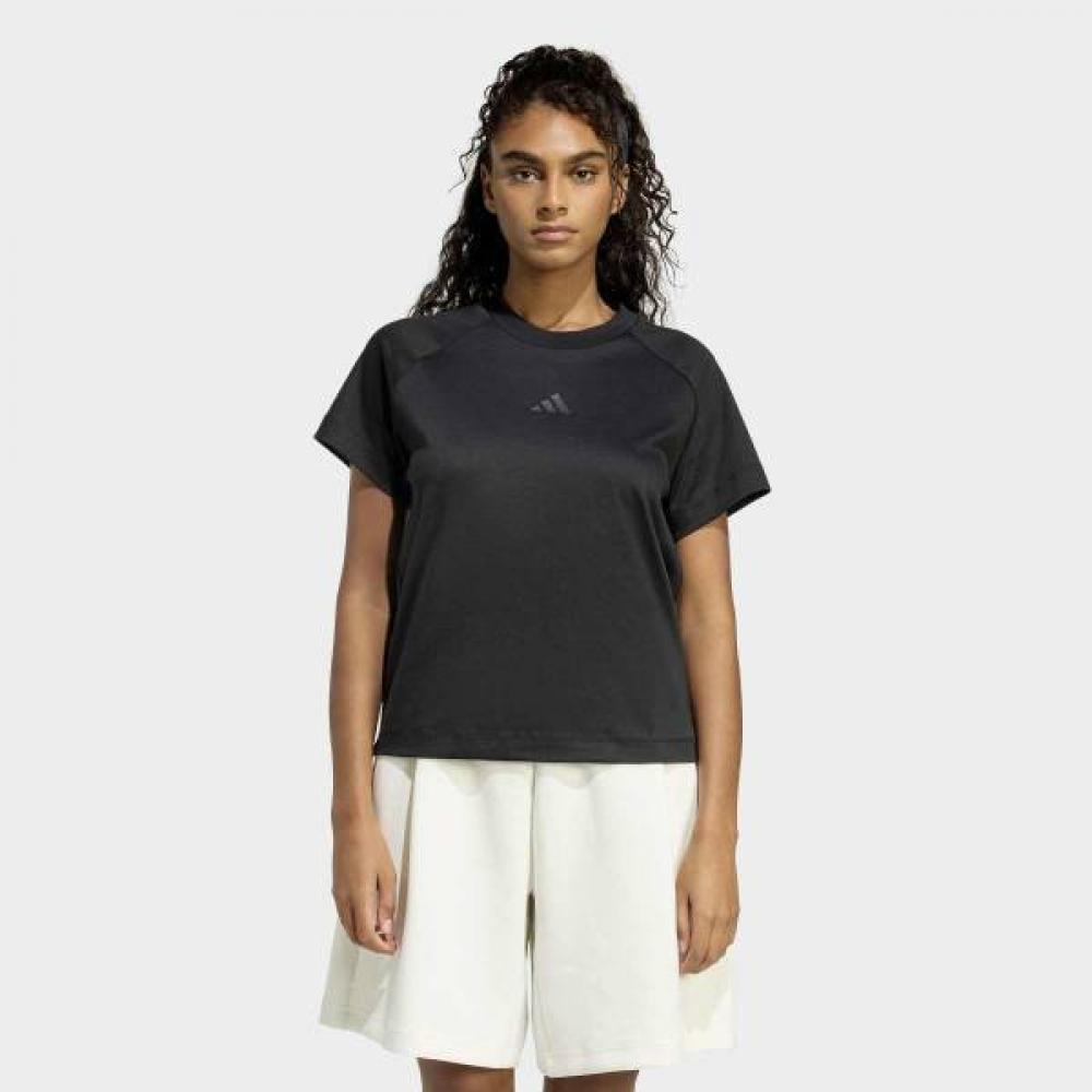 AdidAs SofT Lux T shirT For Women PeAched SpAcer FAbric Providing A SofT Touch AXS