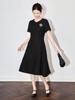 Elegant Spring Linen Dress - Women's Waist-Hugging, Refined Fashion