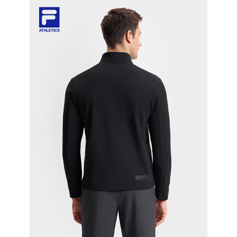 FILA Men s Knit Fleece-Lined Stand-Up Collar Jacket M