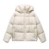 Winter New Arrival South Korea Chic Women's Clothing Thickened Heattech Short Hood Cotton Jacket Outwear 3046223