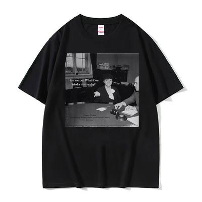 Funny Frances Perkins Matriarchy Feminist Meme Tshirt Men Women Fashion Humor Short Sleeve T Shirts Summer 100 Cotton T Shirt