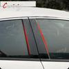 Car Window Door Pillar Posts Trim Cover For Kia Sportage 2011 2012 2013 2014 2015 2016 Stickers Exterior Auto Accessories Interior Mirrors 6