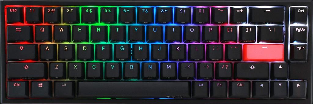DUCKY Gaming Keyboard One 2 SF RGB Silent Red Switch 65% (English Layout) Dk-one2-rgb-sf-silentred [USB/Wired]