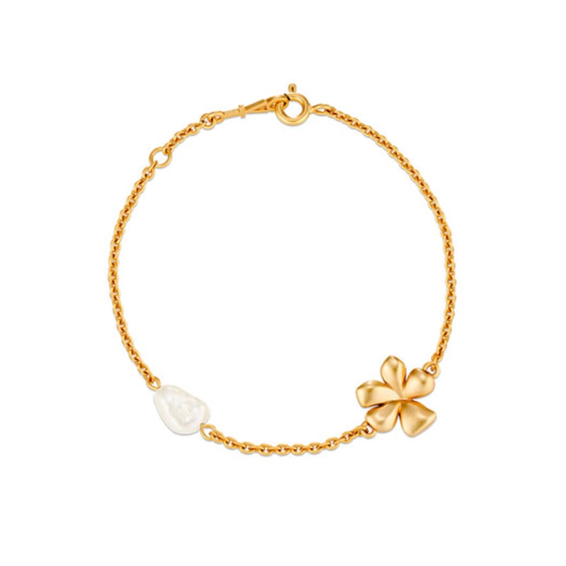 OVT [925 Silver] PRIMAVERA MINI GOLD BRACELET