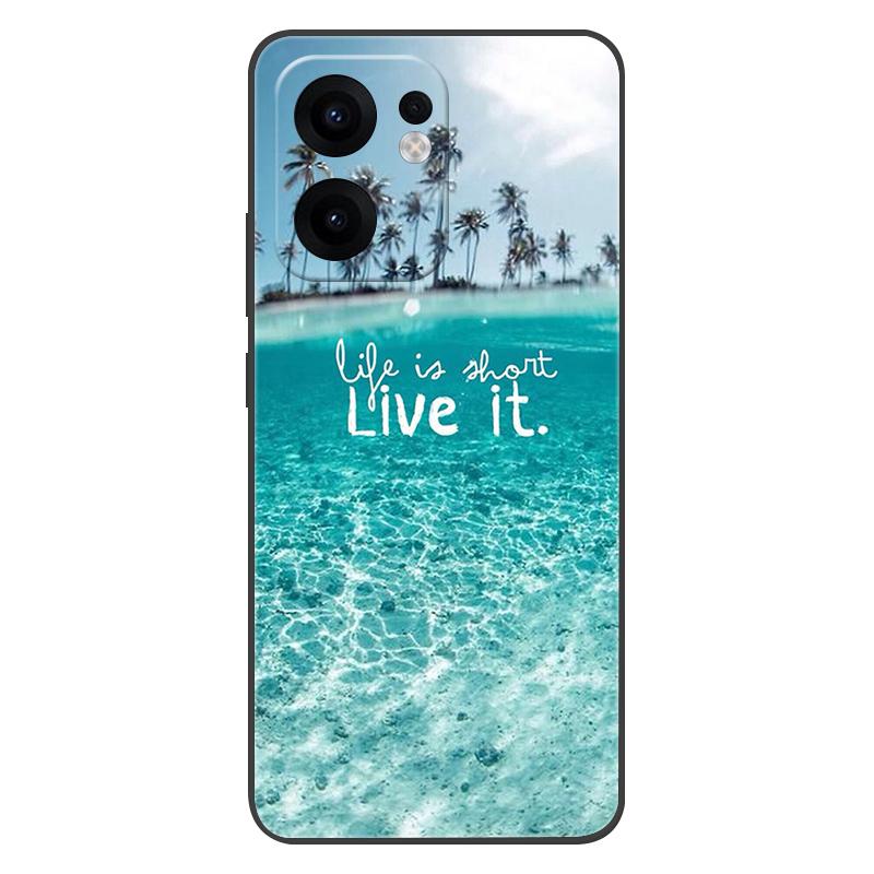 For OPPO Reno13 F Case 13F Flowers Silicone Soft TPU Back Cover For OPPO Reno 13F 5G Case CPH2699 Coque Shockproof Fundas