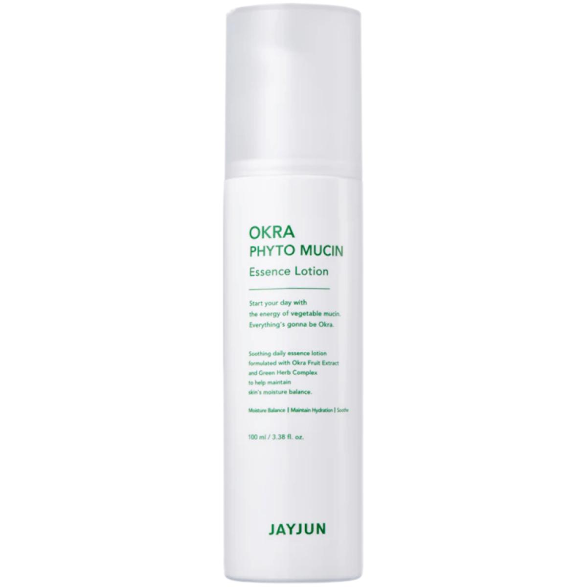 

JAYJUN - Okra Phyto Mucin Essence Lotion, 100мл легка емульсія типу лосьйон для обличчя