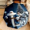 Majestic Winter Snow Automatic Umbrella Suitable Travel Portable Umbrella Outdoor Sun Shading Umbrella Gift Daily Essentials