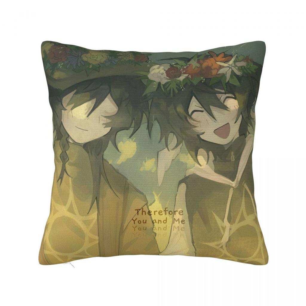Azuretime Anime Pillow Cases Azure Two Time Game Cushion Cover Custom Polyester Decorative Pillowcase For Bed 18"