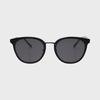 [WOMAN] Flat Bar Round Sunglasses - Black HTB16