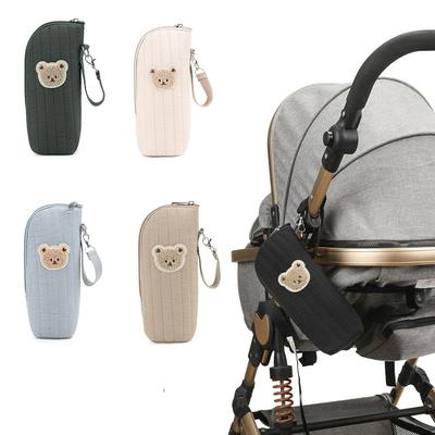 Portable Design Bear Thermal  Bottle Bag With Handle Breastmilk Cooler Bag  Infant Feeding