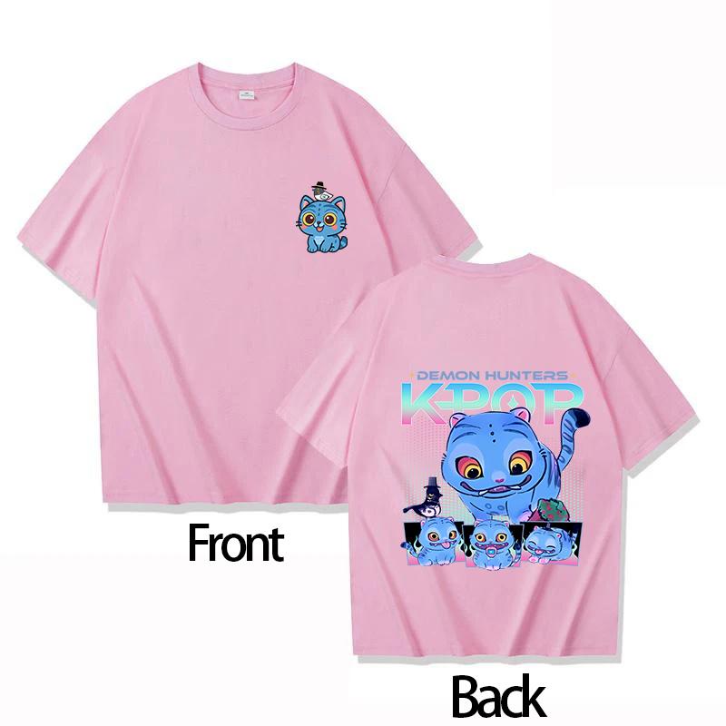 

Parent child round neck boy girl T-shirt girl short sleeved comfortable adult top 6XL