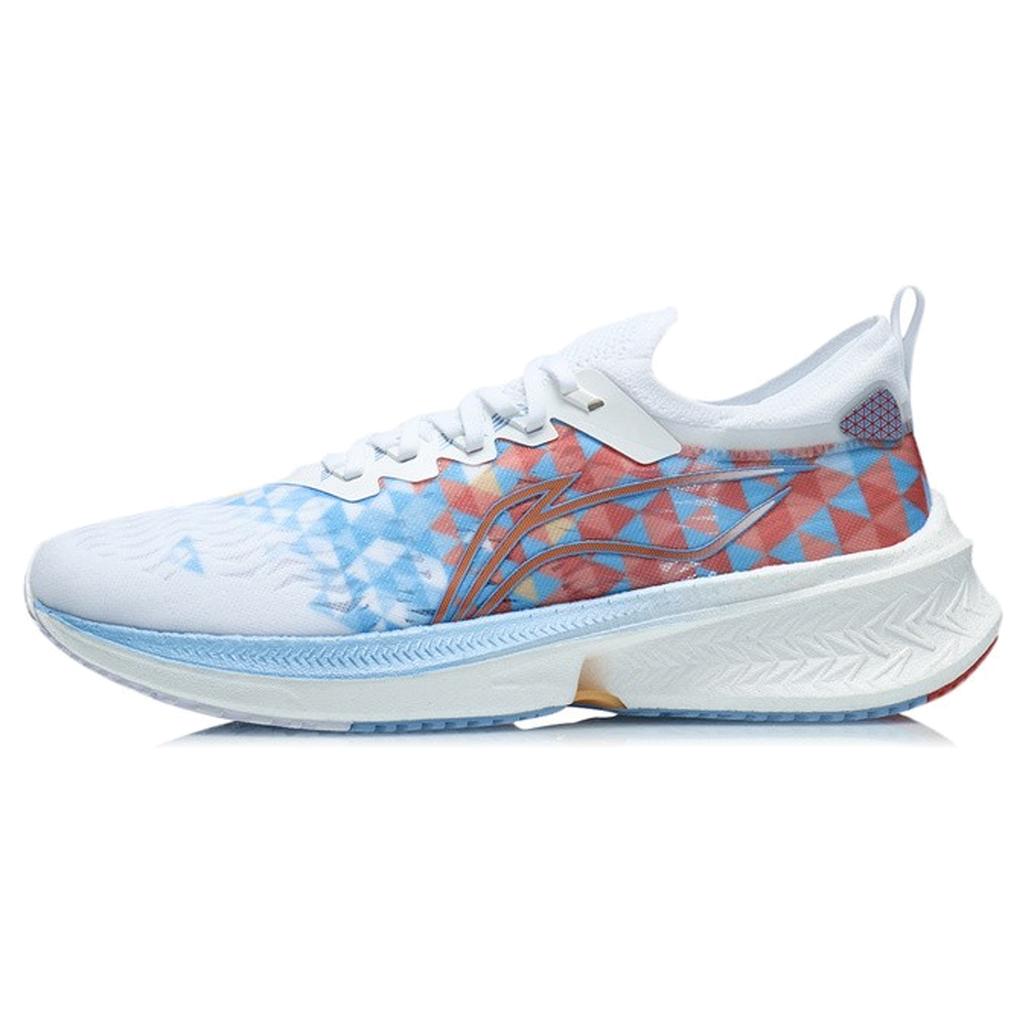 New LiNing Feidian Discovery Breathable And Resilient Low Top Running Shoes Men's White ARMR005-6